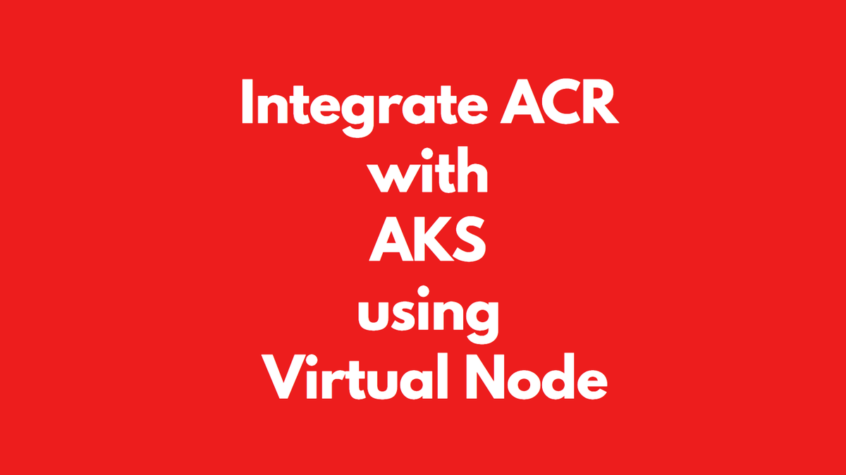 nileshgule's tweet photo. Integrate Private Container Registry with Kubernetes with ๐ฝ๐๐๐๐๐๐ ๐ต๐๐
๐ to run workloads on #Serverless ACI containers.
Use ๐๐ฆ๐๐ ๐ ๐๐ฎ๐ฅ๐ฅ ๐๐๐๐ซ๐๐ญ to securely pull private images
๐บ๐บ๐๐https://t.co/UUMEKF7qXR
#AKS #ACR #VirtualNode #dotnetcore https://t.co/xZsUfJlewo