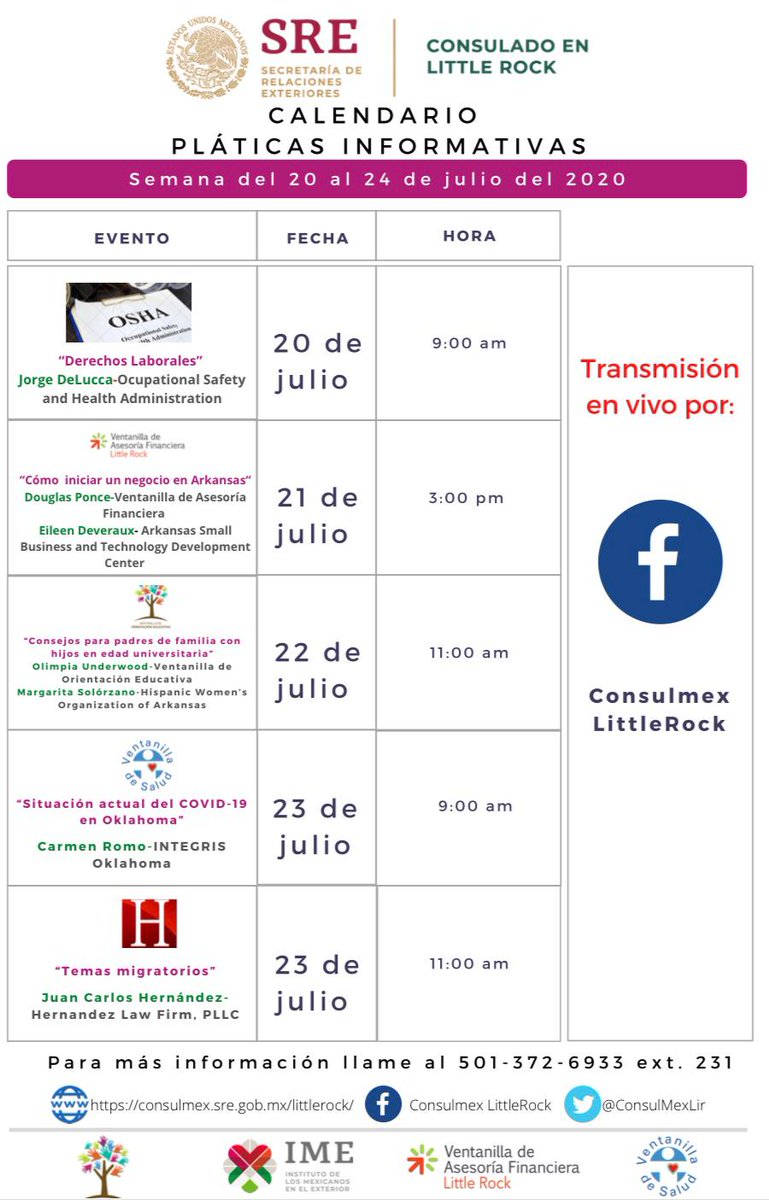 Rodolfoquilanta's tweet photo. Sigue semana a semana nuestras pláticas informativas. Mantente actualizado e informado. Hoy lunes 20, a las 9 AM, iniciamos con Jorge DeLucca sobre Derechos Laborales.
#ProteccionPreventiva
#IME https://t.co/D4HtpGkUk4