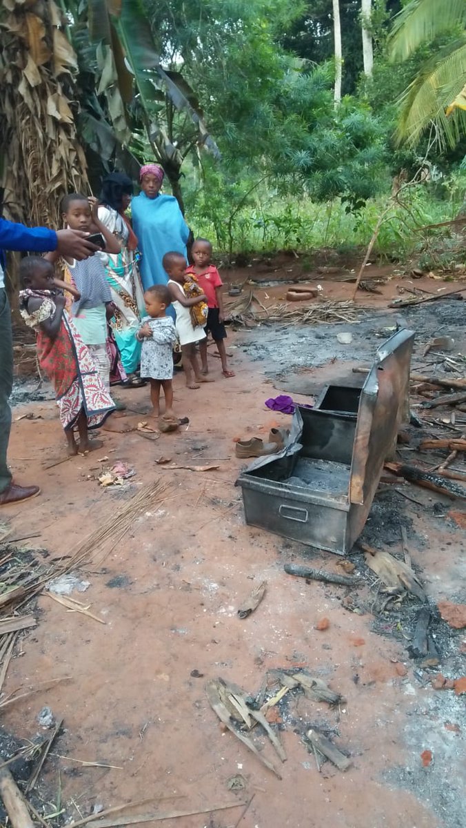 Somewhere in Golini Kwale County.

Small children lit the koroboi tin lamp, placed it under the bed and a mattress was activated. It rose and nothing was rescued😭.