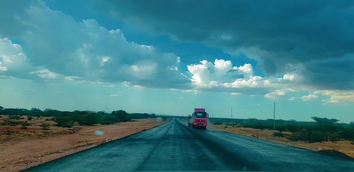 Btwn Lokichar & Lodwar the road is still under construction. You'll go in & out of tarmac for a while. Contractor is on site & work is ongoing. Drove through a storm on the way to but clear skies on the way back.