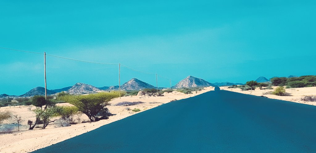 Btwn Lokichar & Lodwar the road is still under construction. You'll go in & out of tarmac for a while. Contractor is on site & work is ongoing. Drove through a storm on the way to but clear skies on the way back.