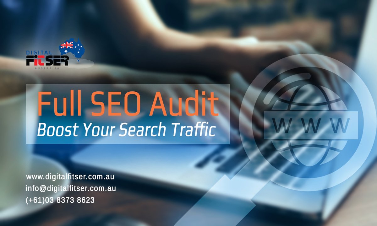 DigitalFitserAU's tweet photo. Want to boost your search traffic? Get a full SEO Audit service from us. We follow the latest tools for SEO audit that surely increase the SERP rankings. Consult us to know more! https://t.co/v1d0pB0f6U
#SEOAudit #DigitalMarketing #SERP #WebsiteAnalysis #WebTraffic #DigitalFitser https://t.co/cK8GrAAHH2