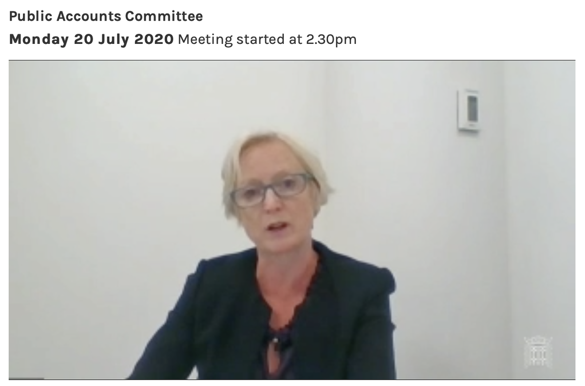 1st Q about  #Nursing Workforce to  @CNOEngland is about the number of nurses that returned to  @nmcnews register during  #COVID19. Ruth highlights those students that entered the workforce during their studies. Next Q about work to retain those returnees in NHS.  @CommonsPAC