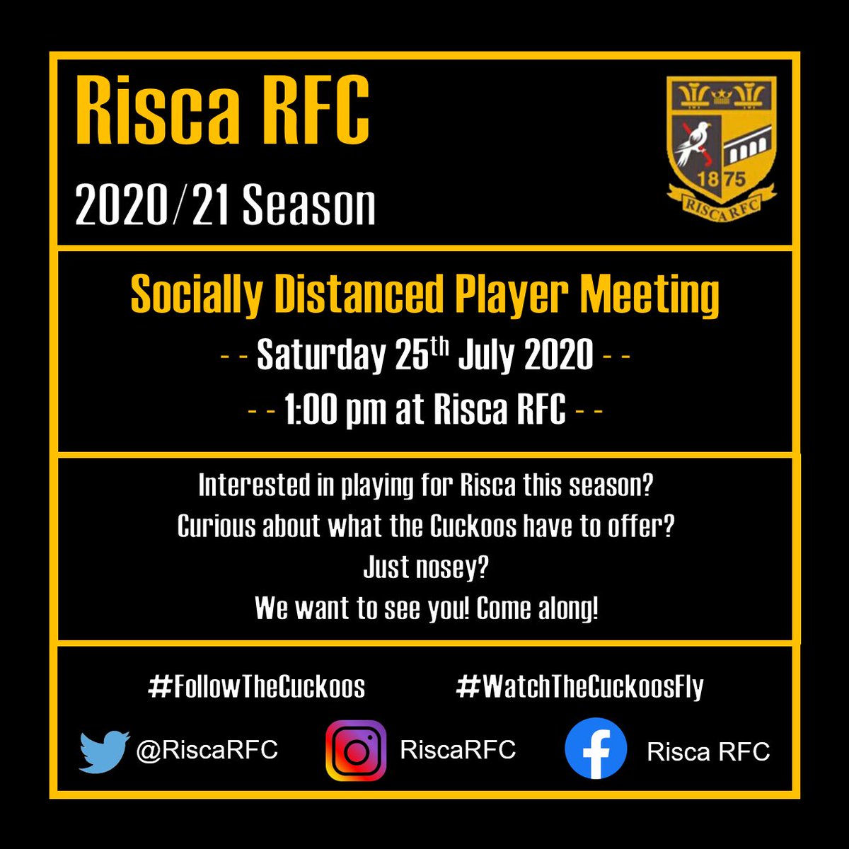 Risca RFC tweet media