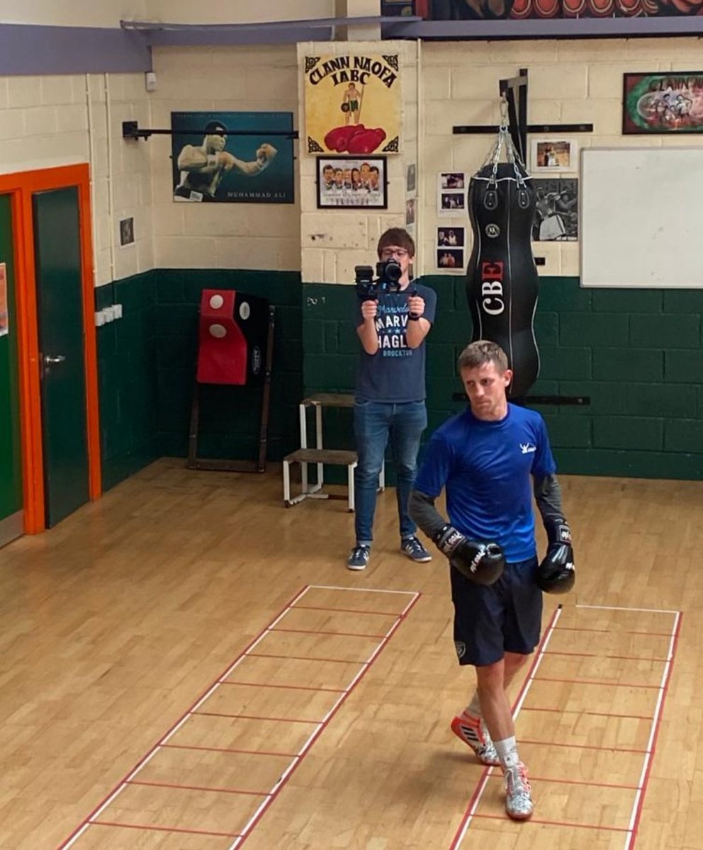 ericdonovanbox's tweet photo. Shooting for @MatchroomBoxing today thanks to @AllyMcKenzie91 for coming down to us. We put another great session in the bank with @kenegan30 and @JudeGallagher2 https://t.co/ejvx63ZRYD