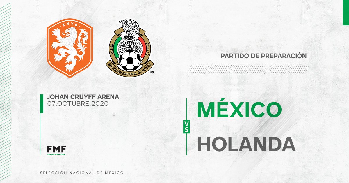 miseleccionmx's tweet photo. 📃 | NOTA 

¡¡SÍ!! 🤩 🇲🇽 ⚽️
¡DE REGRESO A LAS CANCHAS! 🏟 

¡Ya que llegue octubre para enfrentar a 🇳🇱! 🙌🏼
Más info. 👉🏼 https://t.co/Q2iPgyWaVc 

#PasiónyOrgullo | #FMFporNuestroFútbol https://t.co/99kTjRNUo5