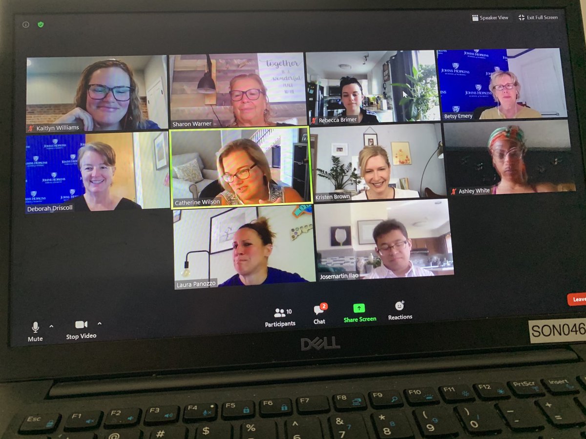 WarnerWorld7's tweet photo. ⁦@JHUNursing⁩ ⁦@kristenb01⁩ Admission learning from Dr. Kristen Brown about the virtual simulation &amp; cutting edge technology our students can expect. https://t.co/HAi7Mtths7