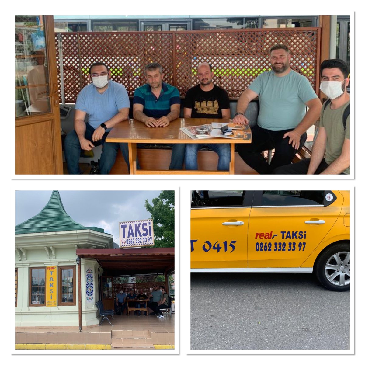 Kocaeli'ni daha mutlu bir şehir haline getirmek ve insanlarımıza daha kolay bir ulaşım sağlamak için çalışıyoruz. 
İzmit real taksi durağı ile görüşme yapıldı. Yakın zamanda durağımızda hizmete başlayacağız.
#MutluŞehirKocaeli

<a href="/tahirbuyukakin/">Tahir Büyükakın</a> <a href="/istanbl91212625/">Doğrucu Adam</a> @ahmetcelebi_41