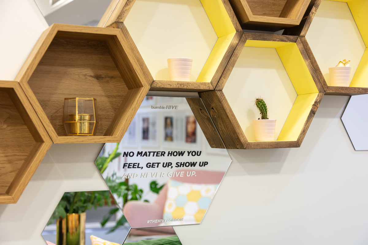 Dthree_Studio's tweet photo. Dthree Studio worked closely with social network @bumble on their London office to create an inviting, brand led space that best reflected their unique identity. 

Take a look at the full project here: https://t.co/azWbT2ZOZw https://t.co/1Rnp8V1757