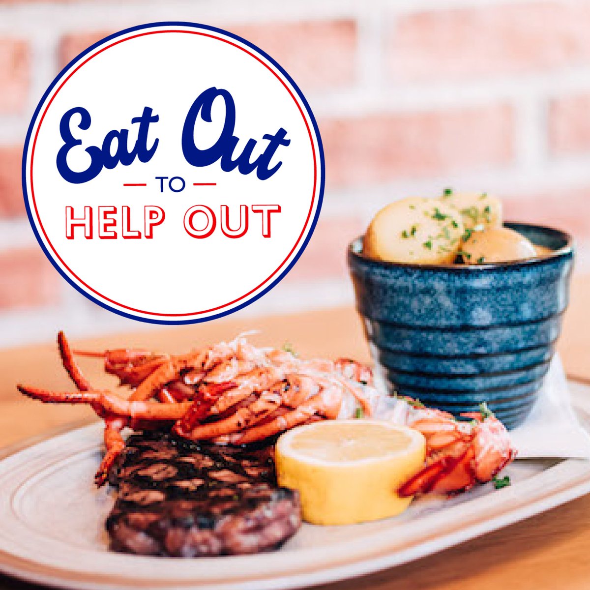 We will be taking part in the #EatOutToHelpOut scheme, but what does that mean for you? On Mondays, Tuesdays and Wednesdays from 3rd to 29th August there will be 50% off food and non-alcoholic drinks up to the value of £10 per person. This includes all our meals and set menus!
