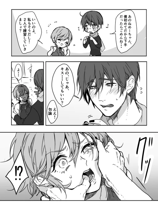 カイメイ(+マスター)
ボカロ同士の初めてのお付き合い、暴走してしまう事がよくあるらしい
めいこさんは怯えてしまい一週間は触らせてくれなかった。 