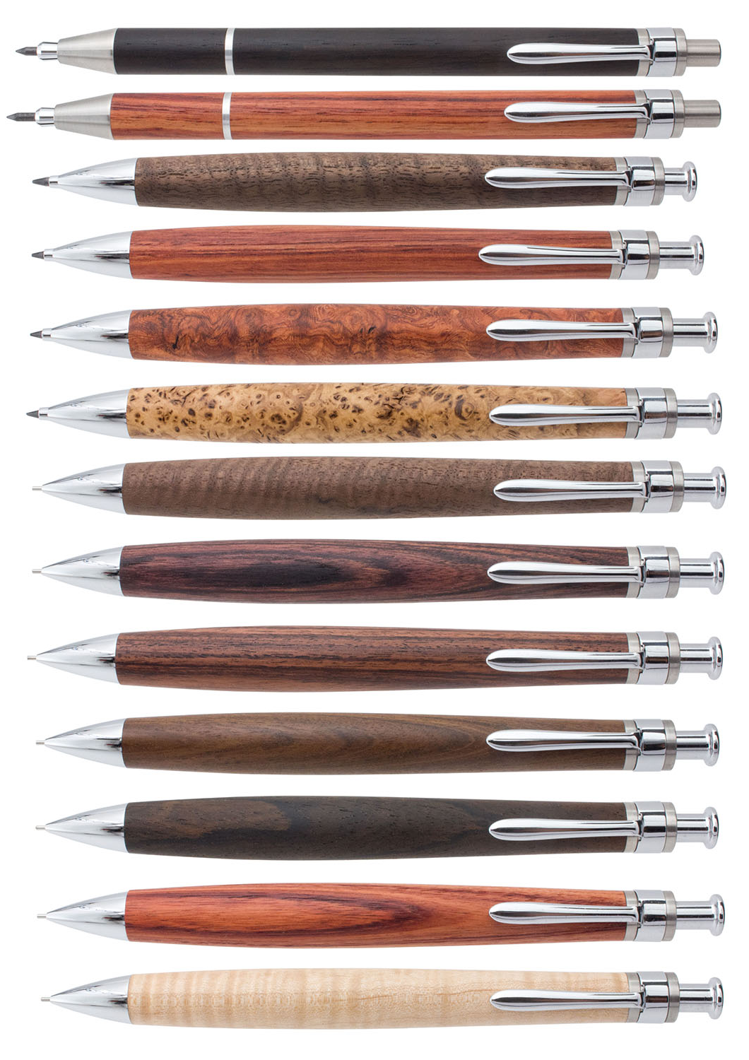 工房楔　チューリップウッド、キングウッド　ペン 工房 楔 0.5mmペンシル楔 チューリップウッド | ペンハウス