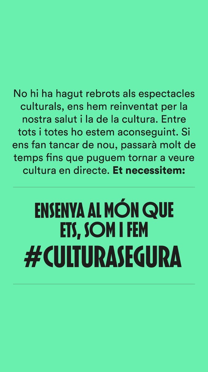 jordievole's tweet photo. #culturasegura https://t.co/JkMDduLo1O
