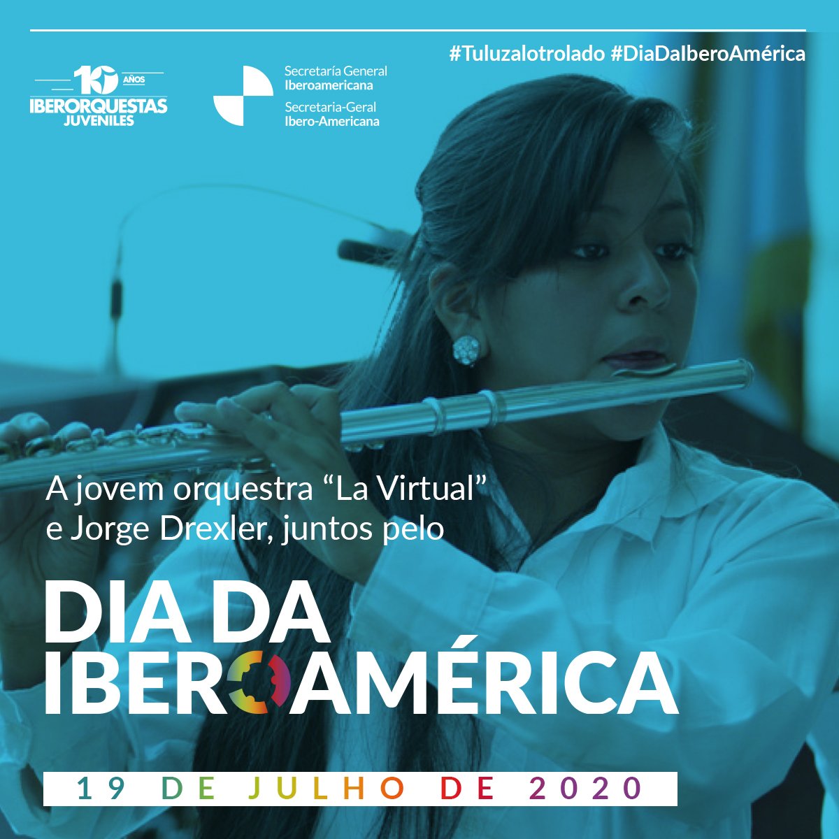 FCastrobe's tweet photo. 👏🏻👏🏻Excelente EVENTO y Mensaje que enaltece #SomosIBEROAMARICA 🇻🇪🇪🇸 Felicitaciones a .@RGrynspan .@SEGIBdigital #DiadeIberoamérica lo celebramos con la música de los jóvenes de #LaVirtual de #IberorquestasJuveniles y .@drexlerjorge: cooperación y esperanza. Hay luz! Una maravilla https://t.co/VDlTykHNJM