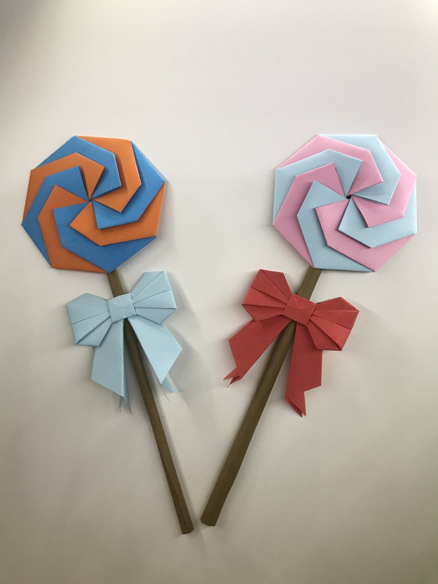 Nonagami1's tweet photo. Origami Lolipop | Origami Lollipop | Origami Lutscher https://t.co/43QD4ooYsz via @YouTube https://t.co/4DWQsxzg26
