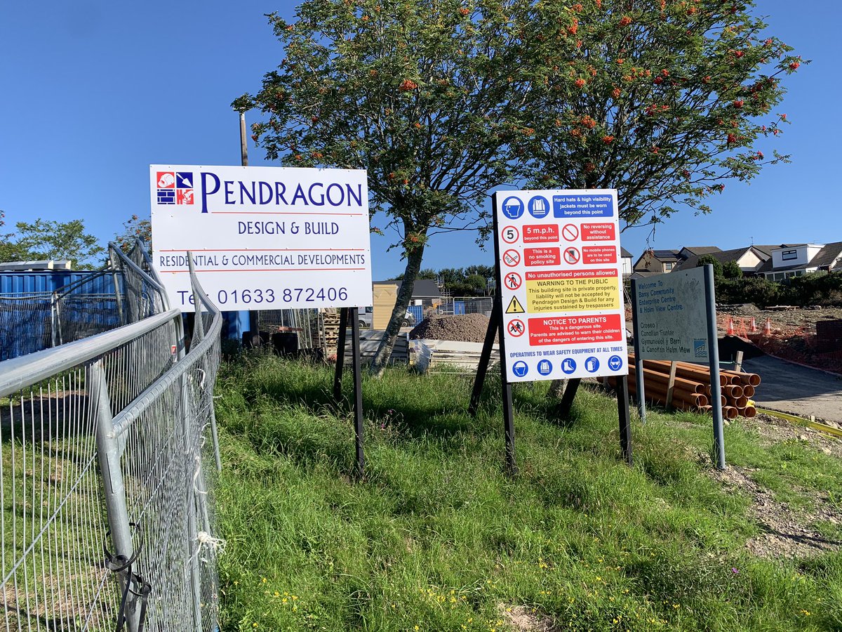 ConceptFireElec's tweet photo. Delighted to have started a new site in Barry working alongside @PendragonDaB and @VOGCouncil today after being awarded the full M&amp;E package https://t.co/m8pUhfWZUR