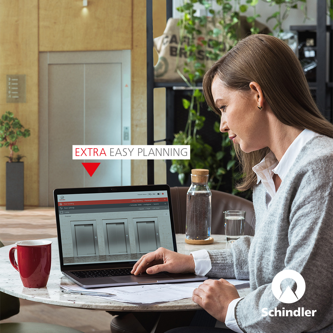 schindlergroup's tweet photo. Planning an elevator with with just a few clicks. Easy as that, thanks to our Plan & Design Tool and the new Schindler elevators 100, 3000 and 5000 – Get started at https://t.co/ePcDpEAJEA
#Schindler #AddingTheExtra #architects https://t.co/37bpMicnbK
