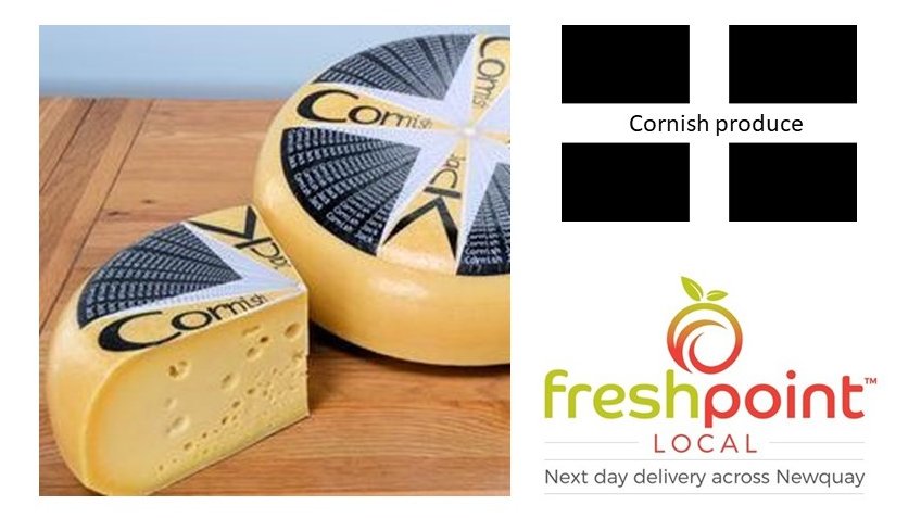 #CornishJackCheese, winner of the "Best cows hard cheese" in the Virtual Cheese Awards 2020.  Made with the finest Cornish milk and declared tasty, smooth and creamy by the team at <a href="/NewquayFresh/">FreshPointNewquay</a>.  Find it in our online store: freshpointlocal.co.uk/product/cornis…

#shoplocal #newquay