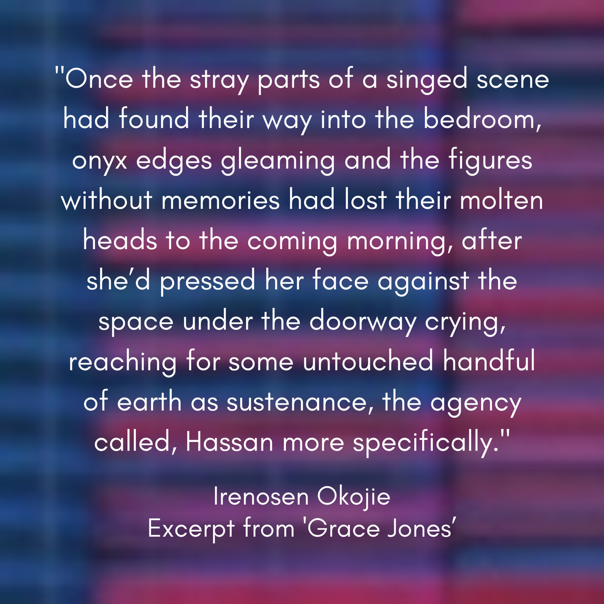 Come prepared for our 2020 AKO Caine Prize Conversation TODAY at 19:00 BST.
Read an excerpt from one of the AKO Caine Prize shortlisted stories by <a href="/IrenosenOkojie/">Irenosen Okojie</a>.
Register now: bit.ly/AW2020AKOCaine…