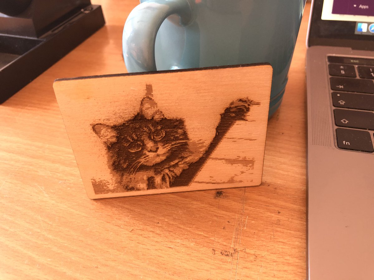 davejavupride's tweet photo. I think it’s only fair to warn everybody, y’all are getting laser cut gifts this Christmas. 🎅 @KMakersOU @kmiou https://t.co/mLfXP5fcQa