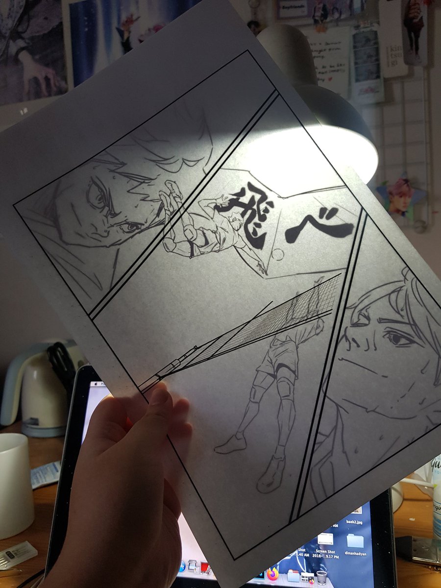 Lineart finished! ?✌
I will be tracing the main drawing and the net separately cuz I can't handle all them lines in one go.

After that, it's watercolor time! 