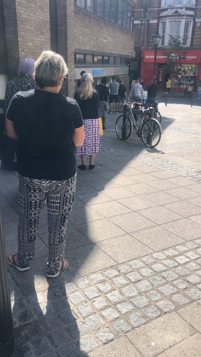 barbella1's tweet photo. Absolute joke generally considering changing banks as there is only one Barclays in the whole of Thanet with only one counter working #barclays #buisnessbanking @Barclays @BarclaysUK https://t.co/u5HirEyngV
