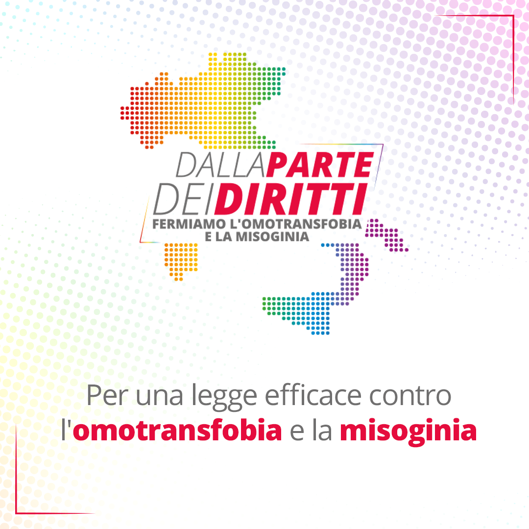 🏳️‍🌈 È ora di fermare l’odio. Per una legge contro l'omotransfobia e la misoginia seria ed efficace, che non sia il risultato di trattative a ribasso ma tracci un nuovo orizzonte di diritti. State con noi #DALLAPARTEDEIDIRITTI!
Firma la petizione action.allout.org/it/m/c5ccf84/
