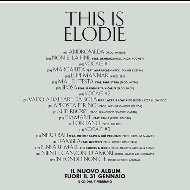 your top 3 tracks from this is elodie