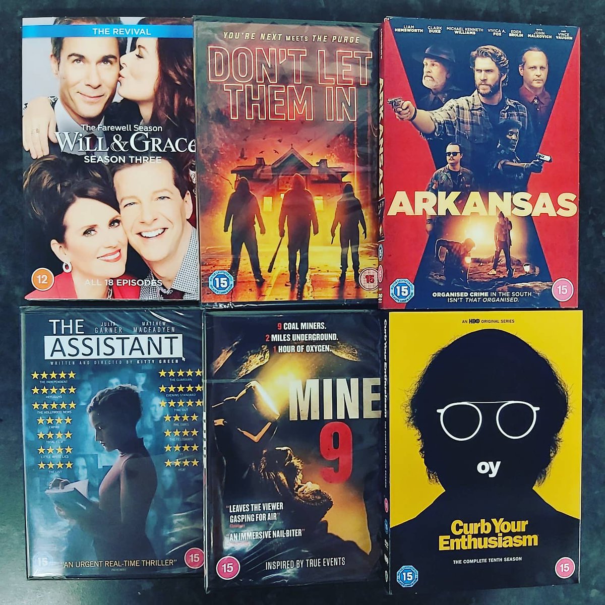 hmvIpswich's tweet photo. It's a monday so that means new releases. We have #WillandGrace #DontLetThemIn #Arkansas #Assistant #Mine9 #CurbYourEnthusiasm #Luminaries #SalisburyPoisonings #StormBoy #ThinkLikeADog #Moffie #MulanLegendaryWarrior #NewMovieMonday @Shop_Sailmakers https://t.co/wE1PtWMulw