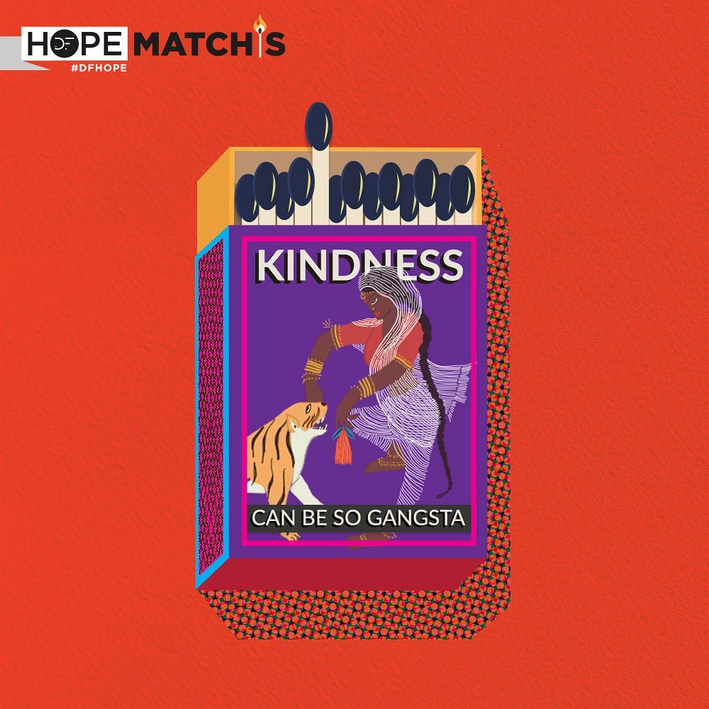 InDesignFoundry's tweet photo. It's time we strike our inner matchis!
Calling #artists, #creators, #designers, #poets, #musicians, #writers, #creative minds to #DesignForHope.
Join this #SocialCampaign to uplift #Hope in our communities.
Submit your entry on IG/FB/IN/T with #DFHope to get featured. https://t.co/by8yNRJJsk