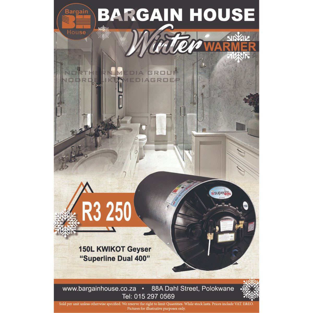 BH_plk's tweet photo. The Winter Warmer Deal of a lifetime 🥶 #Geyser #BargainHouse https://t.co/ypA4KUGqEw