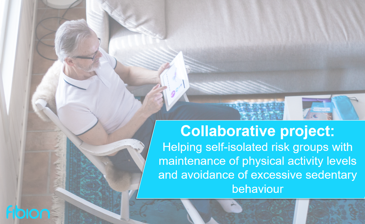 PA_Researcher's tweet photo. 📣 Podcast sponsor Fibion is looking for collaboration partner that would be interested examining possibilities to help #corona risk groups to maintain PA levels and avoid excessive #sedentarybehaviour. 
#health #physicalactivity  #riskgroup  #diabetes  #COVID19 https://t.co/kbl8N7aRLV