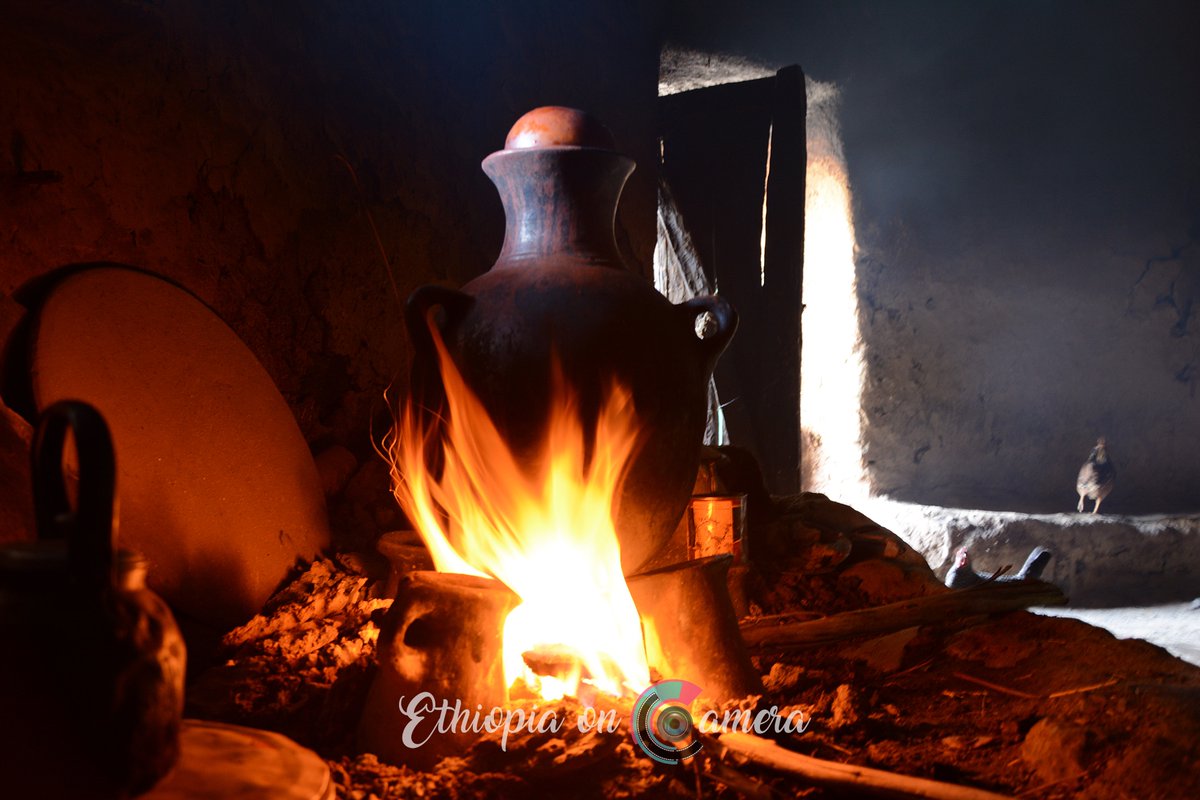 Ethioncamera's tweet photo. #Ayib, a traditional #Ethiopian cottage cheese,  is made from sour milk after the butter is removed by churning. The defatted milk is heated to about 50°C until a distinct curd forms. It is then allowed to cool gradually, and the curd is ladled out or filtered. 
#VisitEthiopia https://t.co/FqqRO5rR5P