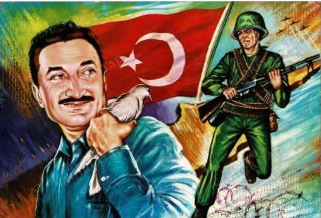 Ayşe tatile çıkalı 46 sene oldu. Milliyetçiliği Beşparmak dağlarına yazanlara,  zulme karşı duranlara selam olsun🇹🇷🇹🇷