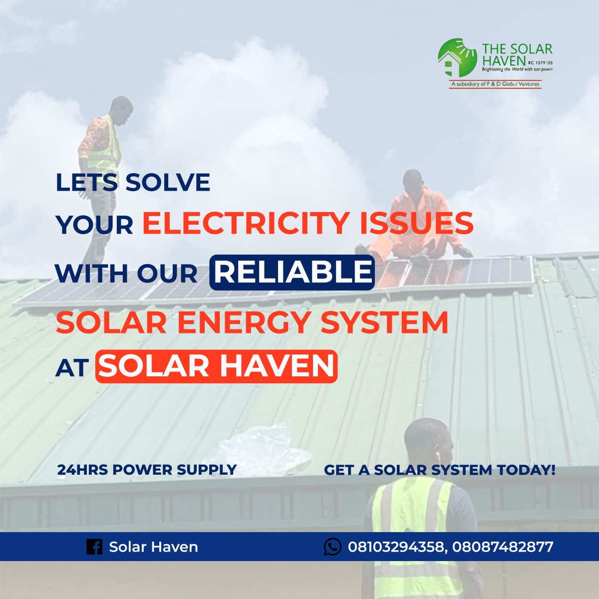 Nigerians spend more than 20 billion dollars yearly on #alternativepower sources? Closing this huge #energy access gap requires investing in a clean, affordable energy solution. Solar energy helps you save 70% of the cost of running a generator.