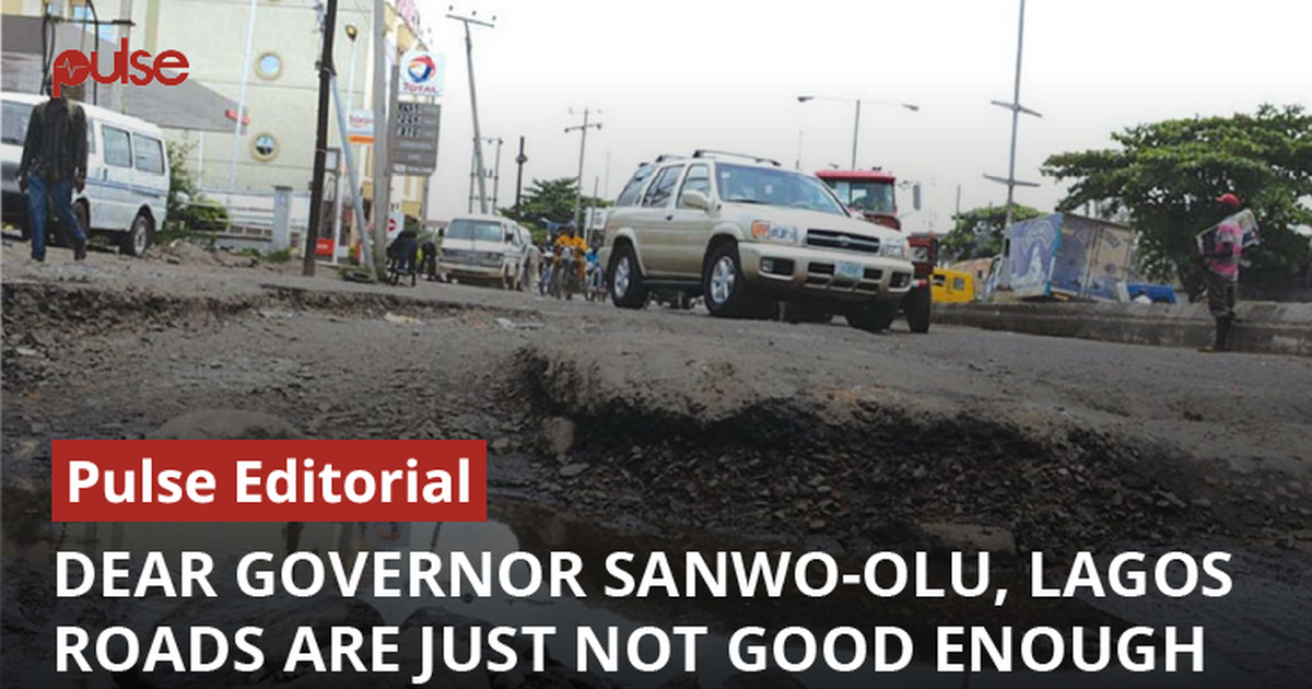 PulseNigeria247's tweet photo. Dear @jidesanwoolu, the roads in Lagos are just not good enough.
Driving in Lagos, Nigeria’s commercial capital and most populous city, is an extreme sport. #PulseEditorial https://t.co/QJUcFL22k1 https://t.co/5bcFmFvPop