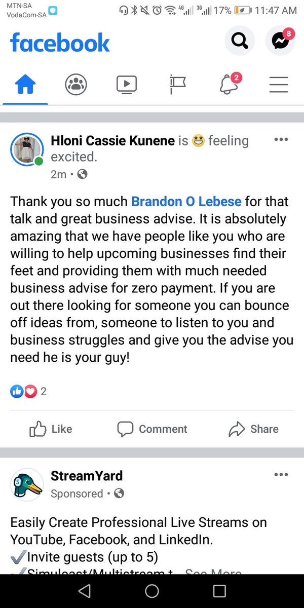 BrandonMzansi's tweet photo. My business is literally making winners out of winners. Please follow this charm here. She is about to make magic. #wakeawinner https://t.co/yjPudUiSPL