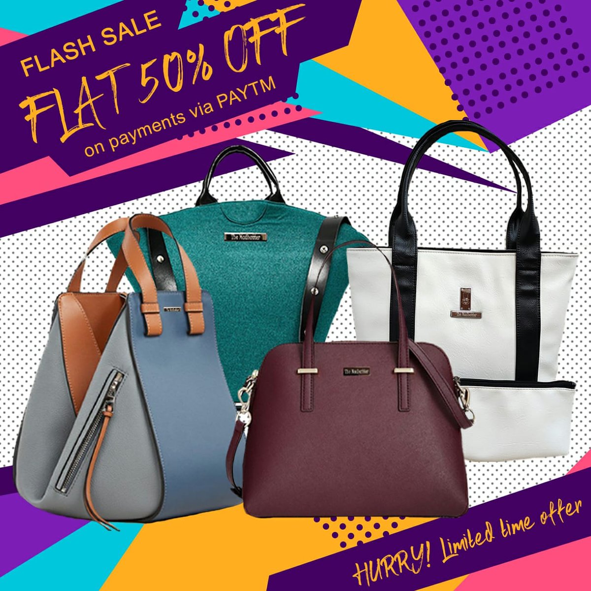 MadHat_Official's tweet photo. FLAT 50% OFF on all orders paid via PAYTM. 🤩🤩
Select paytm option while buying on https://t.co/fB2GNDetIY or
Place your order on WhatsApp 08657422108

Limited time offer. HURRY!! 

#themadhatter  #fauxleather #customise #sale  #madeinindia  #Indian #VocalForLocal https://t.co/KW7wGH7IBF