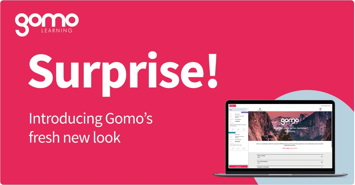gomolearning's tweet photo. Gomo has a brand new look, and we're excited to show you more!

We've revitalized our user interface, so creating stunning content is more effective and intuitive than ever before.

Our MD Gavin Beddow tells us more: https://t.co/y7zfTCilZo https://t.co/vlCgedRS1r