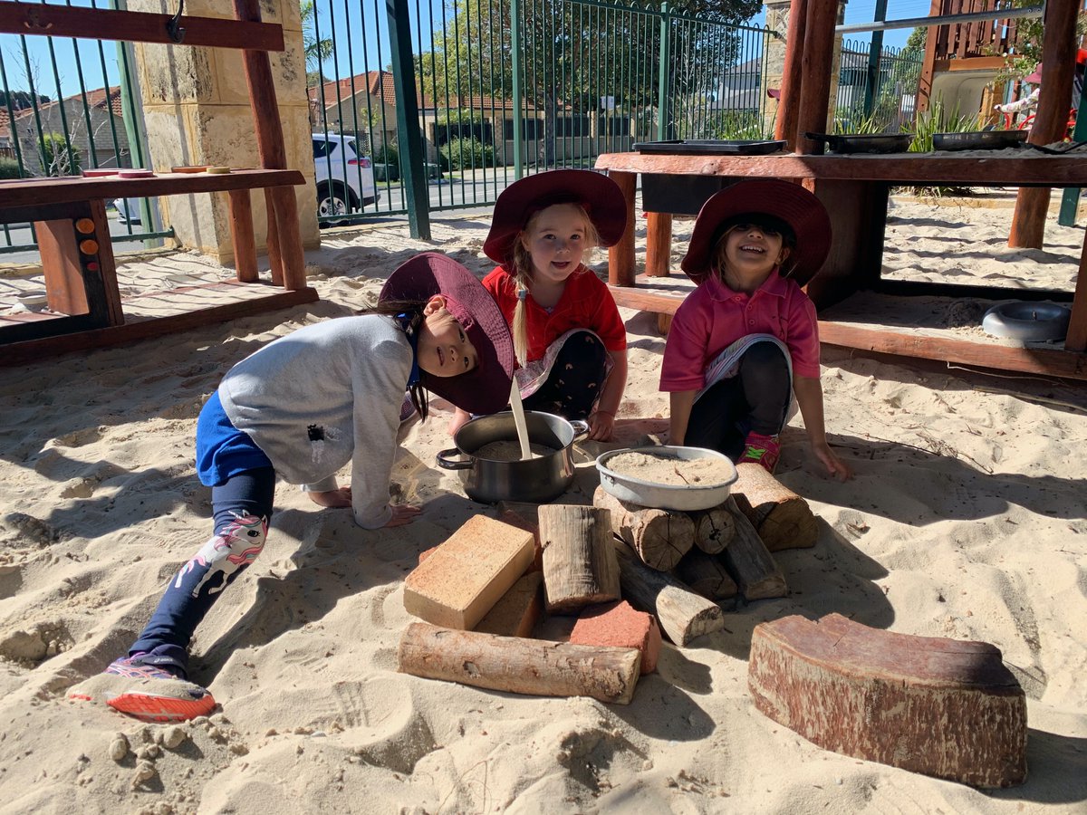 Some of our Kindy students were hard at work today recreating the campfire cook-ups they enjoyed during the school holidays! Loving the imagination of our younger students.
#imagination #smallschoolbigheart <a href="/CatholicEdWA/">Catholic Education WA</a>