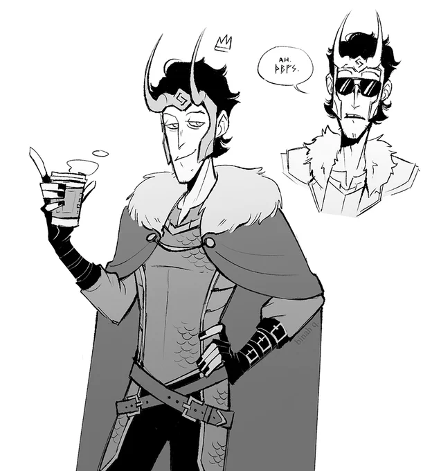 sometimes you gotta travel all the way to midgard for a decent cup of coffee
#Loki #marvel 