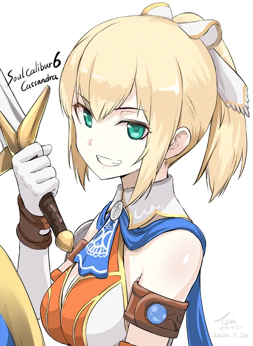 カサンドラの誕生日!
#格ゲーキャラ描こうぜ
#Soulcalibur 