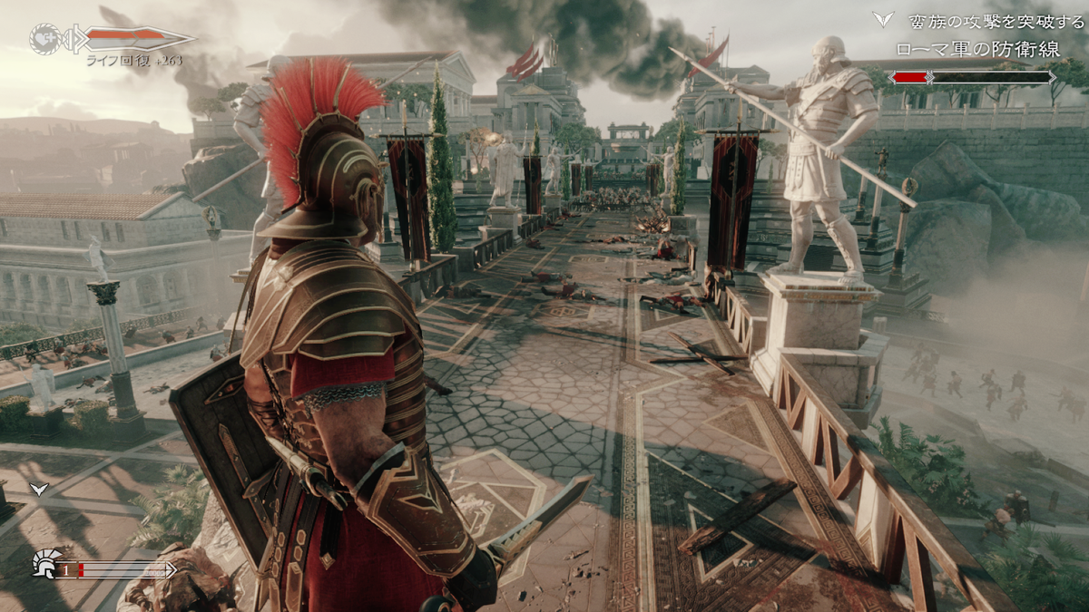 もっちん 蛮族に攻め入られたローマの宮殿 ライズサンオブローマ サンオブローマ 歴史ゲーム ローマ帝国