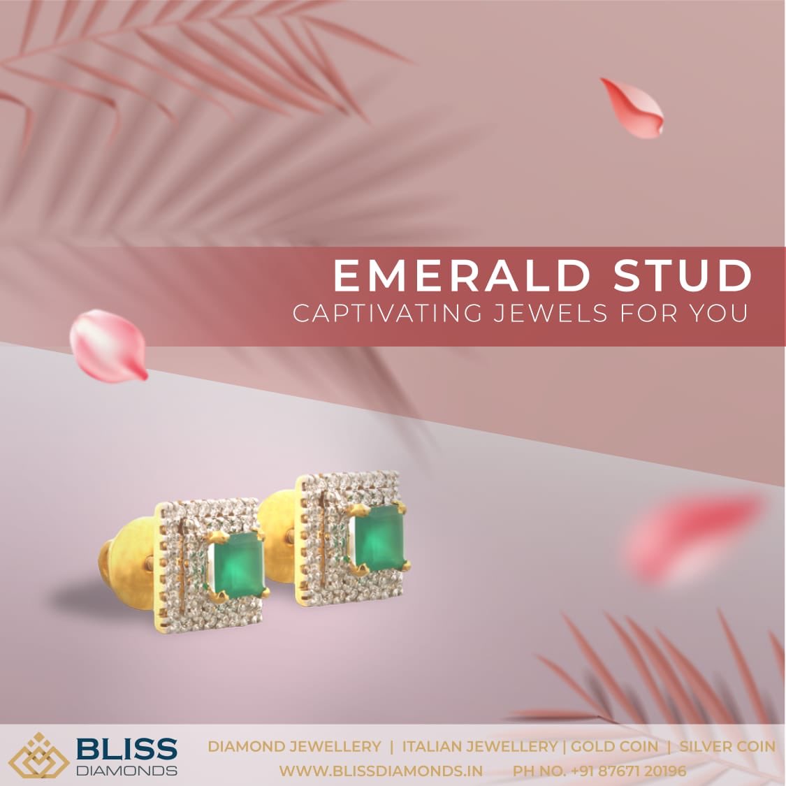 blissdiamonds's tweet image. #EmeraldStuds
When these precious green gems rest gently on your ear lobes, they emanate an opulent persona. One which sets you apart and let’s you shine unimpededly. 
 
Become the most ardent you by wearing our Emerald Studs.
#preciousstones #goldjewelry #BlissDiamonds