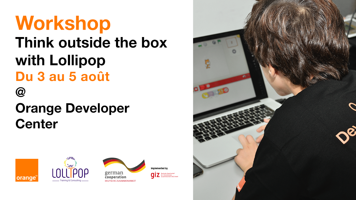 OrangeTN_Plus's tweet photo. #OrangeDeveloperCenter organise, du 3 au 5 août, un workshop sur les méthodes créatives du #DesignThinking, destinées aux enfants âgés de 8 à 11 ans. Réservez dès maintenant sur https://t.co/5RqSxYIqtI https://t.co/1qFfrP8VKP
