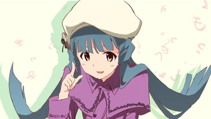 昨日ぴらみさんが八王子ジャイアンリサイタル??で恋愛サーキュレーションを歌ってらしたので、撫子ちゃんの模写のような何かな麗花さん 