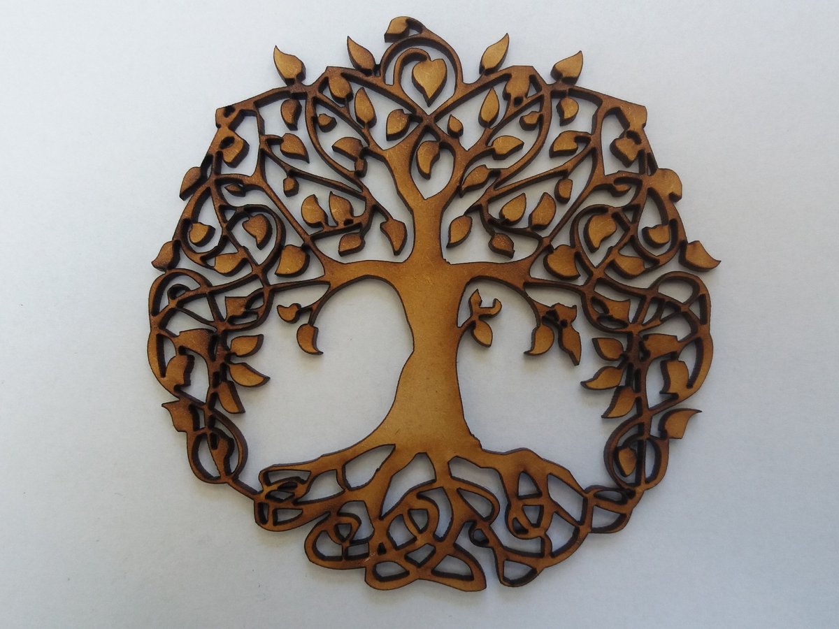 Thanks for the kind words! ★★★★★ 'Lovely item and quick delivery, thanks very much!' Catherine etsy.me/30mh8oI #etsy #brown #wedding #sculpture #wood #no #treeoflife #woodentreeoflife #woodenshapes #woodendoorplaque