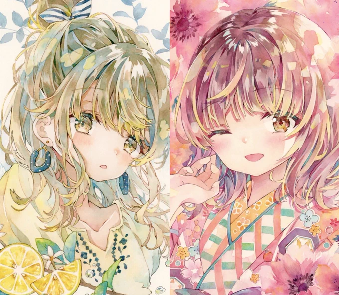 かわいい女の子を描くのが好きで透明水彩で女の子ばかり描いてます☺️
#女の子のイラストだけで興味を持ってくれる方へ届け 