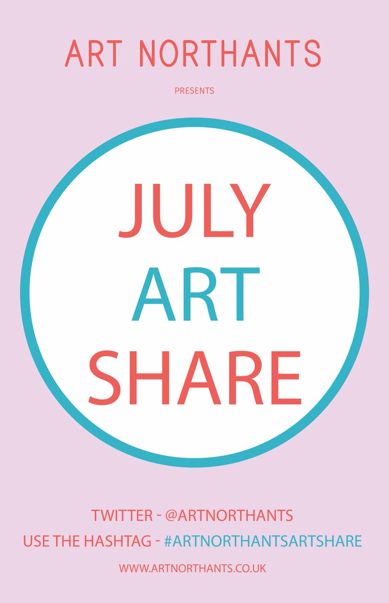 Hi #Ketteringhour, we're looking for artists for our last #artshare. Tweet 1 pic of your artwork with #ARTNORTHANTSARTSHARE and we share to our followers on Monday 27th July at 7pm.
bit.ly/3ctN3HV
#Northampton #Northamptonshire #artist #artistsontwitter #artwork #art