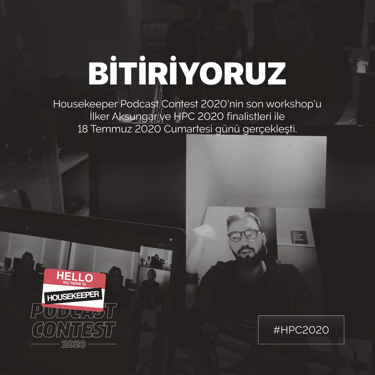 housekeeper_tr's tweet photo. 🎯 #HousekeeperPodcastContest 2020'nin son workshop'u Housekeeper kurucusu @ilkeraksungar ve HPC 2020 finalistleri ile 18 Temmuz 2020 Cumartesi günü gerçekleşti 🖐️😎 Detaylı bilgi için 👉 https://t.co/2xQxgNuVNs 🔗 #HPC2020 https://t.co/CISZLRE0OQ